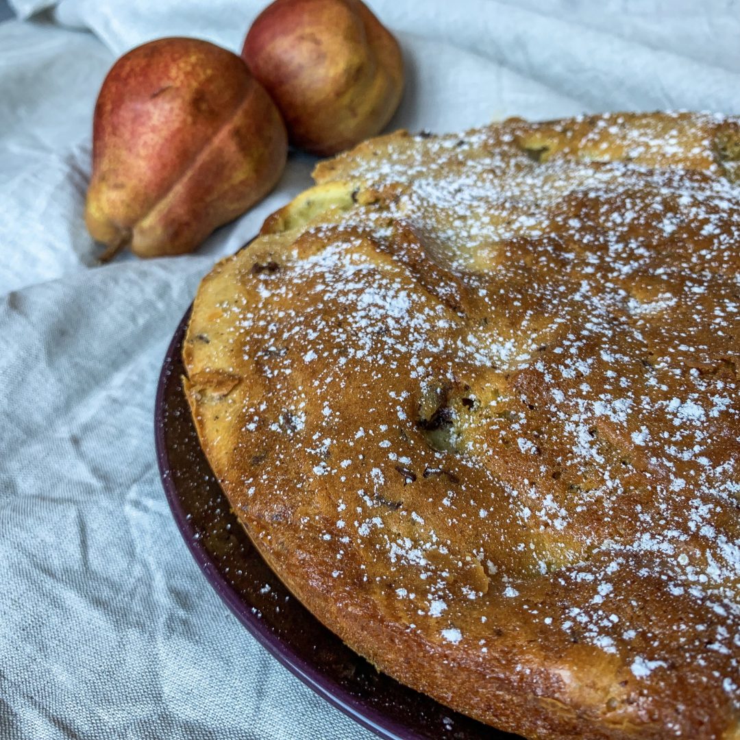 Moelleux Poires Et Ppites De Chocolat Fourneaux Et Fou