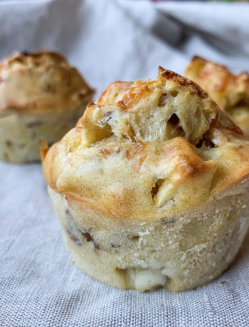 Muffins salÃ©s pomme, camembert et noix