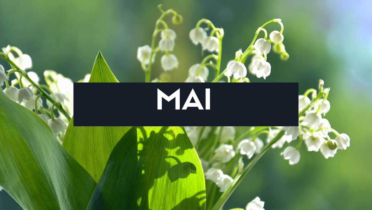 Fruits, légumes et recette du mois de mai