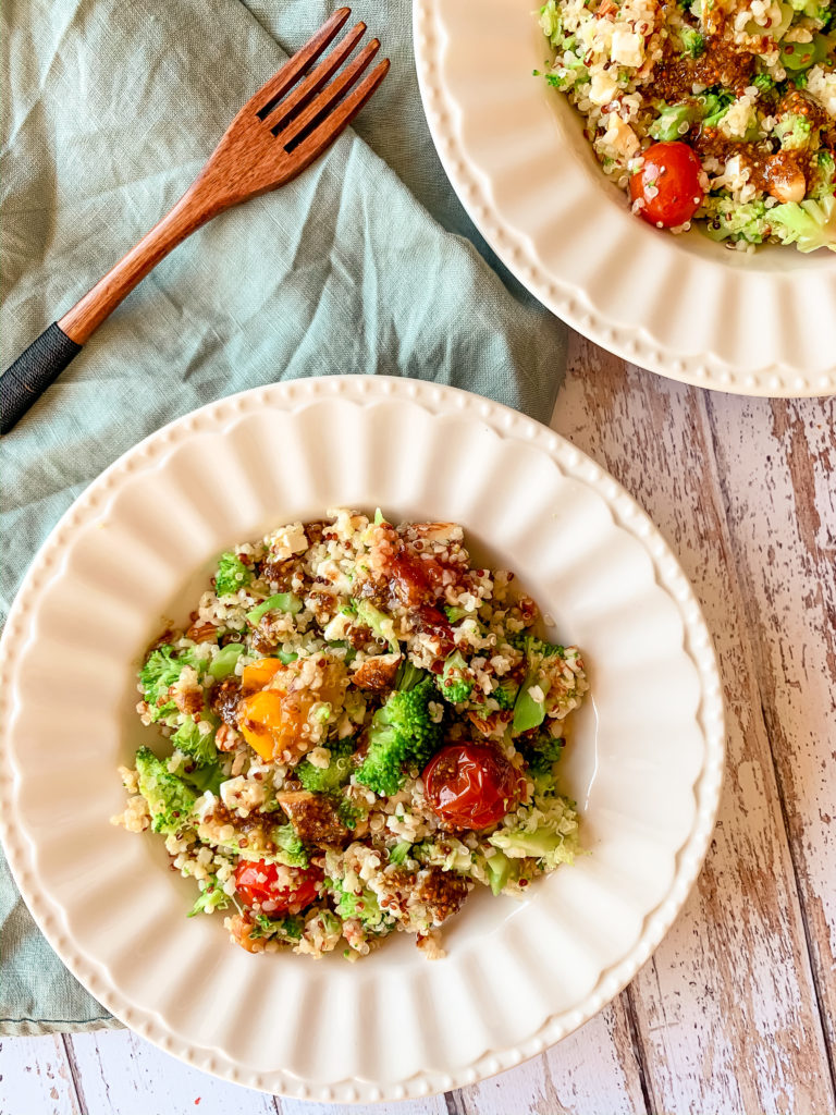 Salade quinoa et brocoli