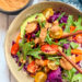 Salade de nouilles de riz aux légumes