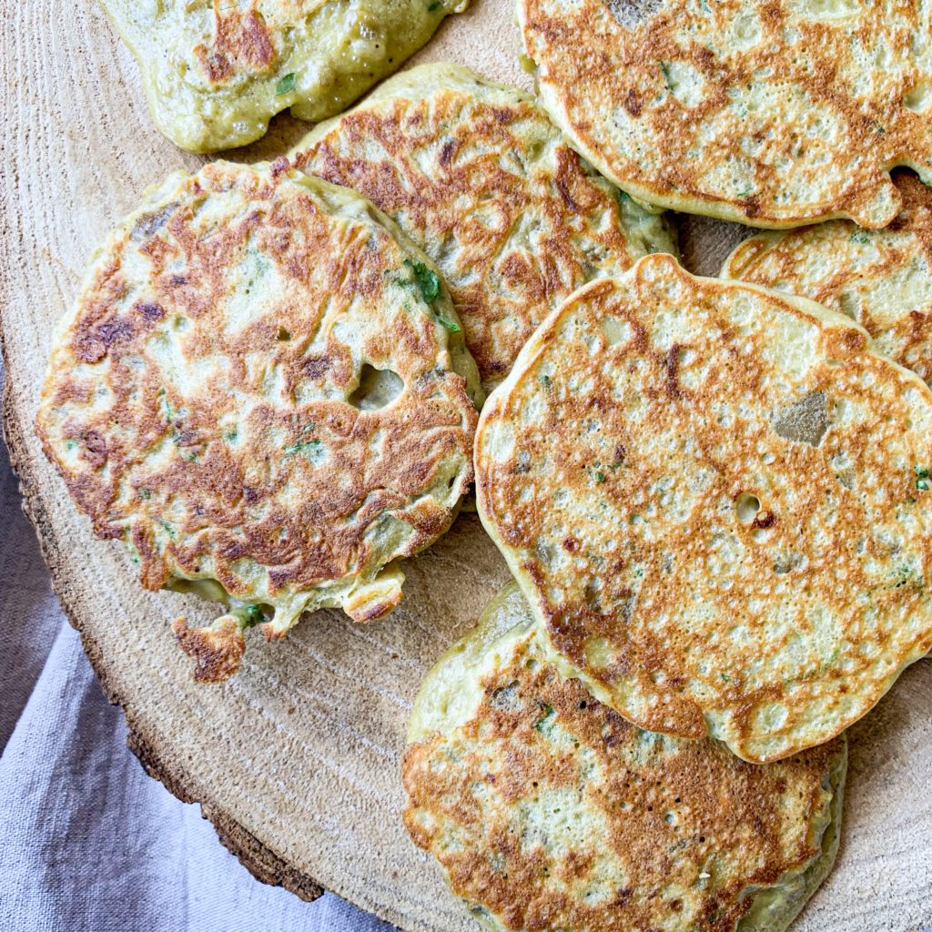 Pancake aubergine
