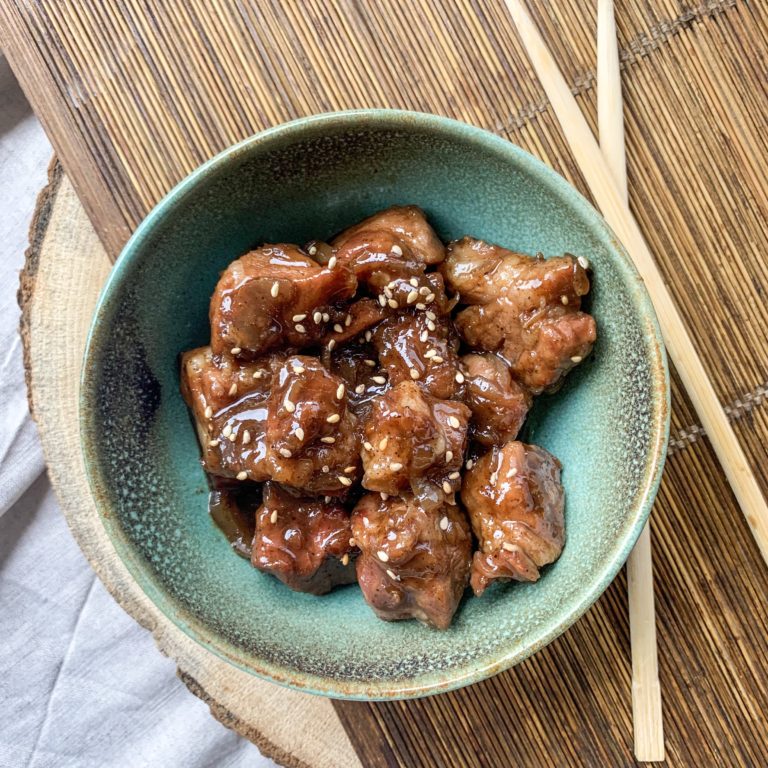 Porc au caramel Fourneaux Et Fourchettes
