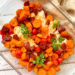 Poisson blanc, légumes et chorizo