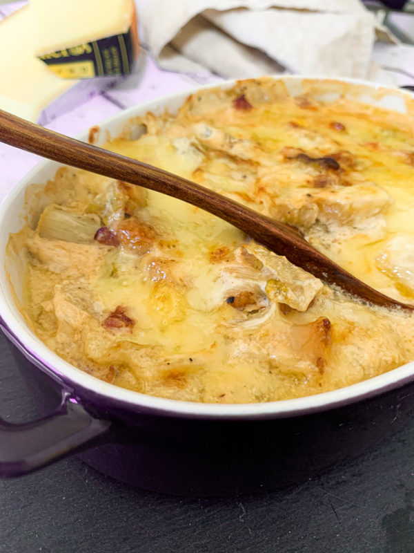Gratin d'aubergine au poulet Fourneaux Et Fourchettes